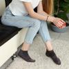 ELYFER Brown Unisex Thin Rayon Ankle Socks 4 Pairs, (Size 8-10) Ultra Soft Breathable Comfort Blend Low Cut Athletic Running Socks for Women and Men - Medium view 3