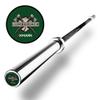 XMARK LUMBERJACK Olympic Bar Set with a 95 lb Set of BLACK DIAMOND Olympic Rubber Coated Weight Plates view 3