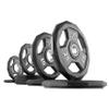 XMARK LUMBERJACK Olympic Bar Set with a 95 lb Set of BLACK DIAMOND Olympic Rubber Coated Weight Plates view 4