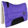 CHALLENGER Pony 23"x24" Western Contoured Faux Fur Padded Saddle Pad Purple 39143PRP view 1