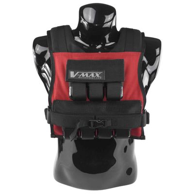 35LB V-MAX Weighted Vest - Red