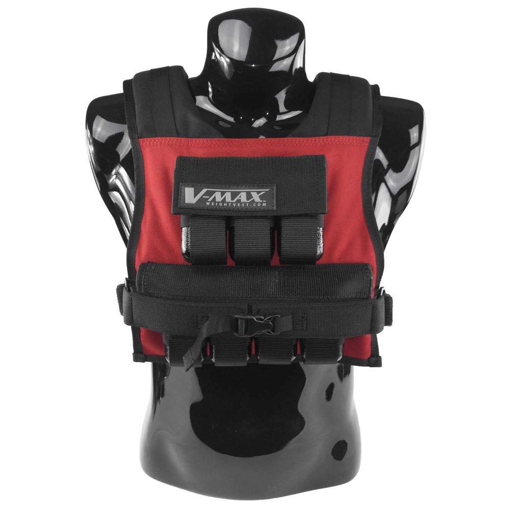35LB V-MAX Weighted Vest - Red