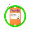 ANGUILA MAX Unisex_Adult Polister Especial Tubos Trenzada Monifilamento Cable Guide Special Braided Polyester Tubes Monofilament 3mm 6m and Fixed Terminals with Loop, Green, 6 Metros view 1