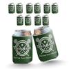 VictoryStore Custom Lacrosse Can Coolers  Personalized Team & Text with Custom Color  Set of 12 Insulated Drink Sleeves for 1216 oz Cans & Bottles  Sports Party Favors, Tailgates, Team Gifts view 1