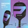 Paddletek Bantam EX-L Pro Pickleball Paddle | Professional Pickleball Paddles with Honeycomb Core, Velvet Textured Polycarbonate Surface, Bantam SRT Core & High Tack Performance Grip | USAPA Approved view 4