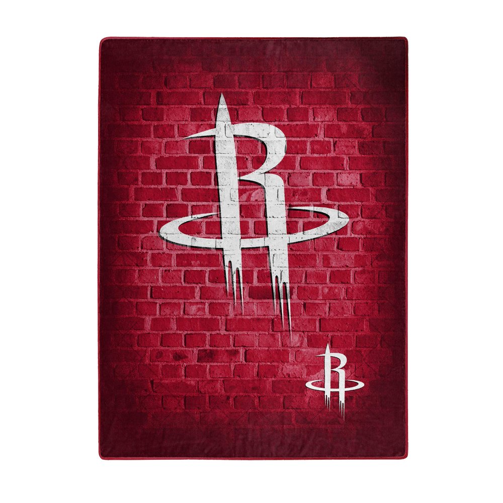 NORTHWEST NBA Houston Rockets 60x80 Raschel Street DesignBlanket, Team Colors, One Size (1NBA080500010RET)
