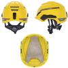 MSA 10194786 H1 V-Gard Helmet With Fas-Trac III Ratchet Suspension | Polyethylene Shell, Superior Impact Protection, Self Adjusting Crown Straps - Standard Size in Green view 2