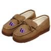 FOCO NCAA Washington Huskies Mens College Team Logo Moccasin Slippers ShoesCollege Team Logo Moccasin Slippers Shoes, Tan, Large (11-12) view 1
