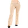 Design by Olivia Women's Relaxed Boot-Cut Office Pants Trousers Slacks Khaki S view 2