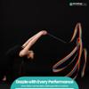 Trimming Shop Rhythmic Gymnastics Ribbon with Twirling Dance Baton Rod for Kids Artistic Dancing, Rhythmic Gymnastics Ribbon Wands, Gymnastic Training, Fun Activities, 4 Metres, 5pcs view 4