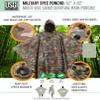 USGI Industries Military Style Poncho | Lightweight Tactical Multi Use Rip Stop Camouflage Rain Poncho | Perfect for Hiking, Hunting, Emergency Tent, Survival (OCP) view 4