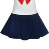 Sunny Fashion Girls Dress Sailor School Uniform Size 6 Dark Blue view 4