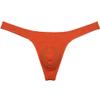 JAXFSTK Men's Smooth Bikini Thong Underwear Low Rise Bulge Pouch T-back Sexy Tangas Panties 4-Pack OBlPL Medium view 2