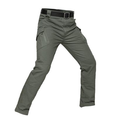 Outdoor Sports Shooting Trousers Combat Tactical Cotton IX9 Pants - Green - XL