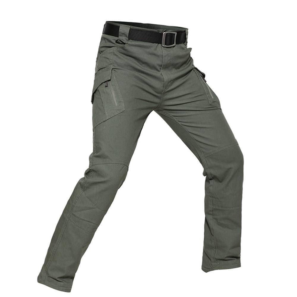 Outdoor Sports Shooting Trousers Combat Tactical Cotton IX9 Pants - Green - XL