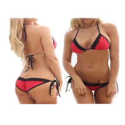 Lyhouse Women Sexy Bikini Set Non-Padded Swimwear for Sports Outdoors Swimming