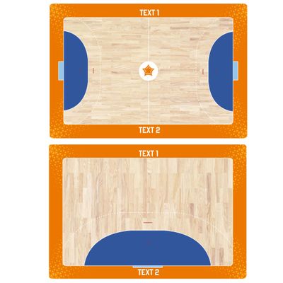 Haberdashery Online Tactical Double Sided Sports Board. Handball. Training Table with Custom Shield.
