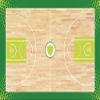 Haberdashery Online - Tactical Double Sided Sports Board for Basketball Coaching, Customizable Team Shield, Training Table, 12 x 7.8 in, Material: PVC, Vinyl, Gloss Laminate, Color: Basket view 2