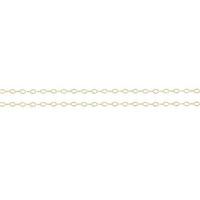 14Kt Gold Filled 1.2x1mm Oval Cable Chain - 5ft (10594-5)/1