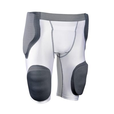 Martin Adult Spandex 6 Pocket 5 FIX PAD Girdle White Small
