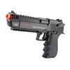 Evike Airsoft - Magnum Research Licensed Semi/Full Auto Metal Airsoft DE L6 CO2 Gas Blowback Airsoft Pistol by KWC (Color: Black) view 1