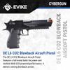 Evike Airsoft - Magnum Research Licensed Semi/Full Auto Metal Airsoft DE L6 CO2 Gas Blowback Airsoft Pistol by KWC (Color: Black) view 2