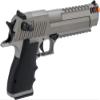 Evike Airsoft - Magnum Research Licensed Semi/Full Auto Metal Airsoft DE L6 CO2 Gas Blowback Airsoft Pistol by KWC (Color: Gray/Semi and Auto) view 2