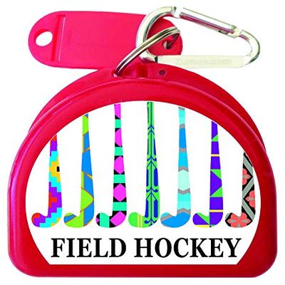 Zumoe Field Hockey Mouthguard Retainer Case - Winning Team - Red