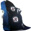 Cruz Azul Team Logo Blue Sherpa Lining Borrego Flannel Throw Sofa Blanket 50"x60" view 1