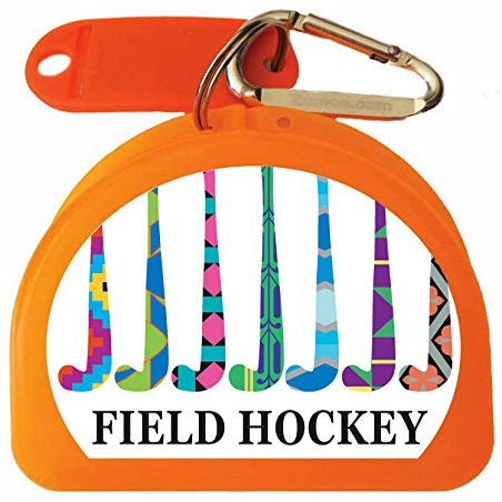 Zumoe Field Hockey Mouthguard Case - Winning Team - Orange