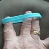 5 Light Blue Prostate Cancer Awareness "I Support Prostate Cancer Awareness Everyday" - 100% Medical Grade Silicone Bracelets (5 Bracelets) view 3