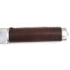 Medieval Warrior 18'' Hand Forged Seax Dagger Steel with Brown Leather Handle and Leather Sheath Included view 4