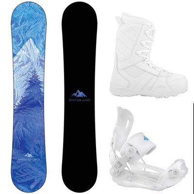 Package-Camp Seven Juno Women's Snowboard 145 cm-System Lux Bindings-Siren Lux Boots 6