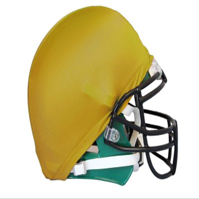 TAG Football Helmet Cover - Rubber Elastic Band Secures Cover to Helmet - Great for Scrimmages, Practice, Pre-Season and Game Day - 12 Pack - Gold