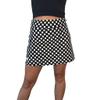 Smash Dandy Black & White Polka Dot Slim Style Golf/Tennis Skort/Skirt (XSmall) view 3