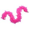 Flydreamfeathers Feather Boa 25 Gram, 4 Feet Long Chandelle Feather Boa, Great for Party, Wedding, Halloween Costume, Christmas Tree, Decoration (candy pink w/silver) view 1