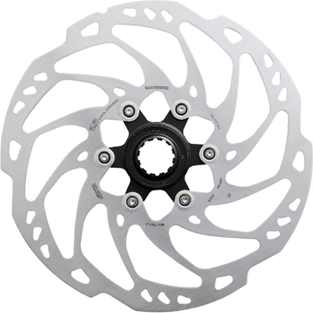 Shimano SLX SM-RT70-M Disc Brake Rotor - 180mm, Center Lock, Silver