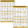 10 Pack - Exercise Workout Poster Set - Suspension Volume 1 & 2, Dumbbell, Kettlebell, Resistance Bands, Stretching, Bodyweight, Barbell, Yoga Poses, Exercise Ball (PAPER - NOT LAMINATED 18" x 24") view 4