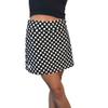 Smash Dandy Black & White Polka Dot Slim Style Golf/Tennis Skort/Skirt (Large) view 4
