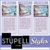Stupell Industries Fashion Designer Purse Bookstack Blue Black Watercolor Framed Wall Art, Multi-Color view 3