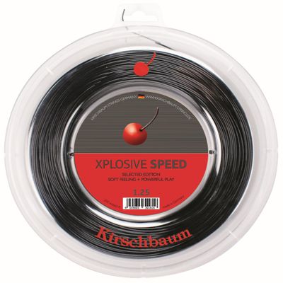 Kirschbaum Reel Xplosive Speed 1.23 mm (17G) 660ft, Black