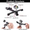Compound Bow Sight 1 Pin with 4X Lens for Outdoor Shooting Training Target Tractice Suitable for Right Hand view 3