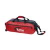 Turbo 3 Ball Pursuit Slim Triple Tote Bowling Bag- Red/Black view 1
