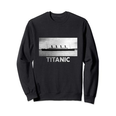 Titanic Ship 1912 Atlantic Ocean Sink Sea Disaster Poster Sweatshirt