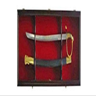 flag connections 1 Sword Display Case Cabinet Stand Holder Wall Rack Shadow Box - Lockable w/ 98% UV Protection