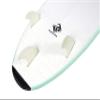 Boardworks Froth! | Soft Top Surfboard | 3 Fins | Wake Surfboard | 5' | Mint view 4