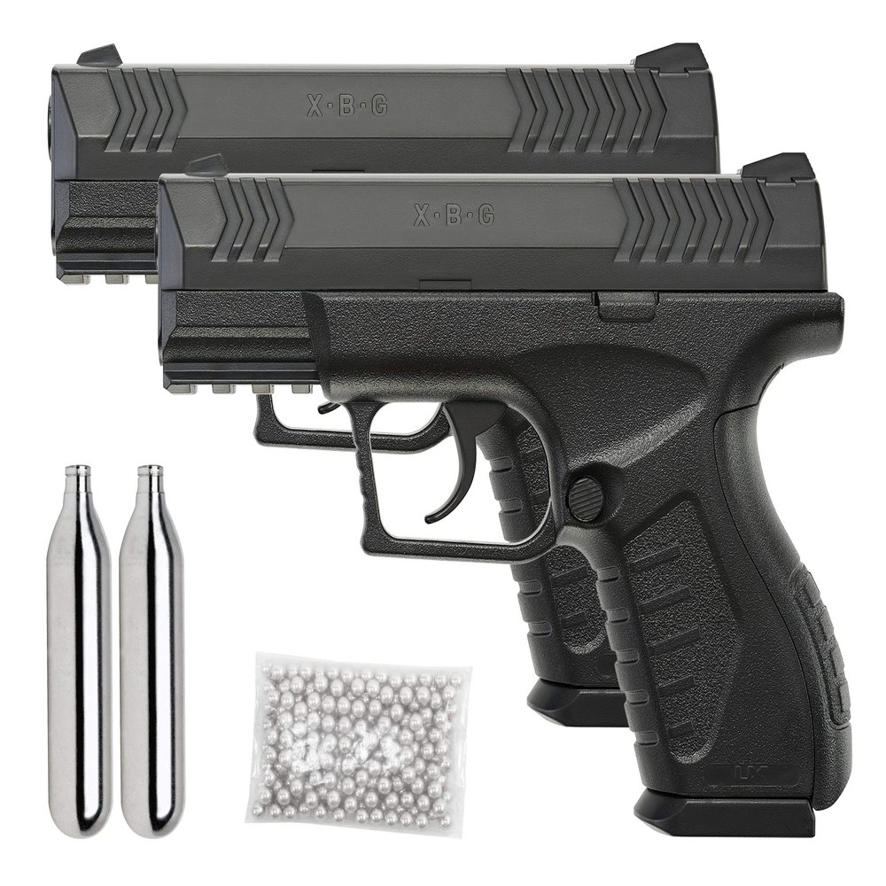 Umarex XBG .177 Caliber BB Gun Air Pistol, 2 Pack Kit