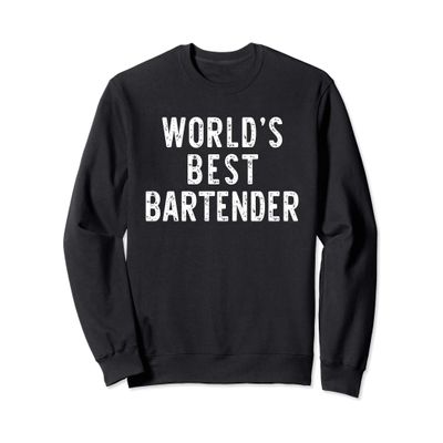 World's Best Bartender Bartending Funny Gift Christmas Sweatshirt