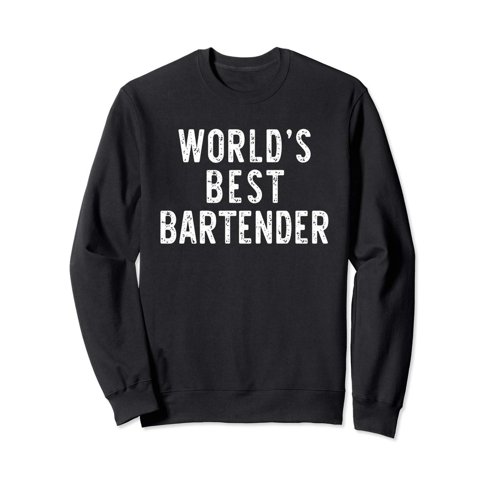 World's Best Bartender Bartending Funny Gift Christmas Sweatshirt