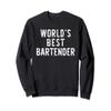World's Best Bartender Bartending Funny Gift Christmas Sweatshirt view 1